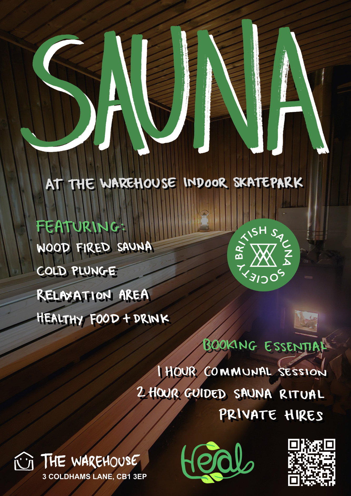 Heal Saunas at The Warehouse